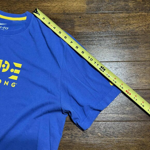 Vintage NIKE Dri-fit HOPE Livestrong Men’s XL T-shirt Blue Yellow *RARE - Picture 13 of 13